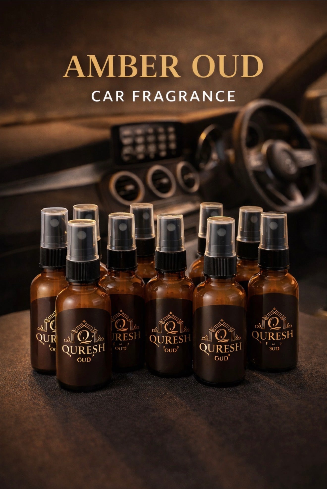 Amber Oud Car Fragrance
